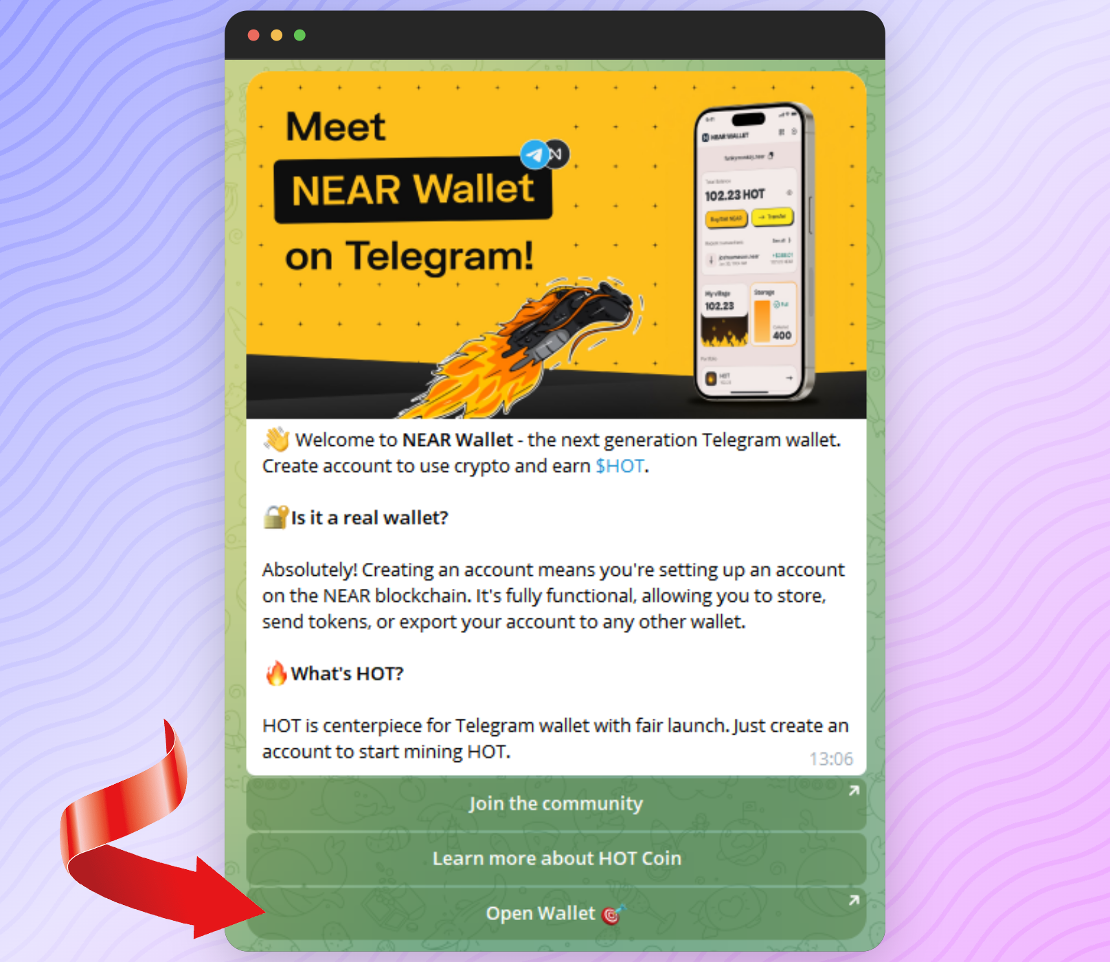 Регистрация в «Near Wallet»